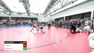 140-H lbs Consi Of 32 #2 - Jax Obe, Rhino Wrestling vs Sebastiano Spina, AMERICAN MMA AND WRESTLING