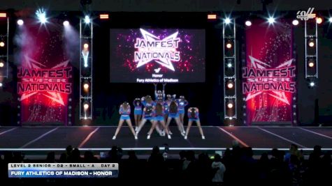Fury Athletics of Madison - Honor [2026 L2 Senior - D2 - Small - A DAY 2] 2026 JAMfest Cheer Super Nationals