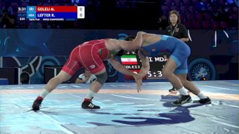 97 kg 1/8 Final - Mojtaba Goleij, Iran vs Radu Lefter, Moldova