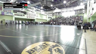 113 lbs Champ. Round 1 - Sebastian Chung, Hamilton vs David Bravo, CARSON