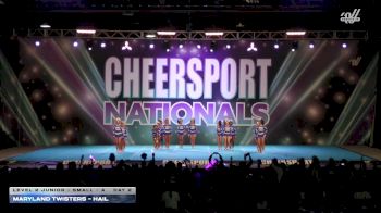 Maryland Twisters - Hail [2026 L2 Junior - Small - A Day 2] 2026 CHEERSPORT National All Star Cheerleading Championship