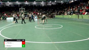 182 lbs Quarterfinal - Luke Penola, Zionsville vs Jaylen Young, Perry Meridian