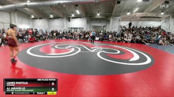 113 lbs 3rd Place Match - AJ Jaramillo, Dolores Huerta Preparatory vs James Pantoja, Windsor