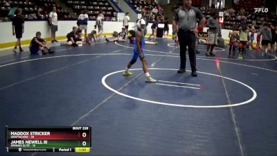 60/64 Semifinal - Maddox Stricker, Unattached vs James Newell III, Springs Elite