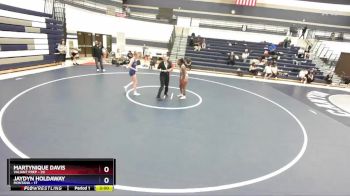 130 lbs Round 3 (4 Team) - Martynique Davis, Valiant Prep vs Jaydyn Holdaway, Montana