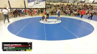 157 lbs Cons. Round 3 - Benny Butler, Harper College vs Taggart Kazmierczak, Wheaton College