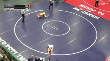 103 lbs Consi Of 16 #2 - Cj Dreshman, Canon McMillan vs Reece Clark, Penn Trafford