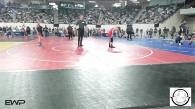 88 lbs Round Of 32 - Karsynn Atchley, Del City Middle School vs Braye Benson, Altus JH