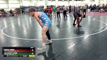 215 lbs Finals (8 Team) - Makyi Hines, Avon Wrestling Club vs Anthony Lowe, Camden Greasers