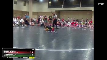 80 lbs Round 2 (8 Team) - Blake Adams, Alabama Elite Black vs Justin Wells, Gulf Coast WC