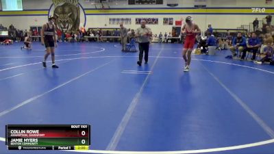 JV-10 lbs Round 2 - Collin Rowe, Assumption, Davenport vs Jamie Myers, Benton Community