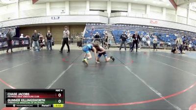 83 lbs Cons. Round 2 - Chase Jacobs, Michigan West Wrestling Club vs Gunner Killingsworth, Threestyle Wrestling Of Oklahoma