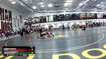 125 lbs 1st Place Match - Mason Barrett, Averett University vs Adrian Rosas, Adrian