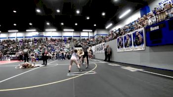 62 lbs Rr Rnd 1 - Brielle Boles, Mustang Bronco Wrestling Club vs Emmeline Bowerman, Sulphur Youth Wrestling Club