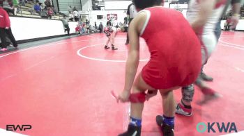 60 lbs Round Of 16 - Ezekiel Aguayo, Grove Takedown Club vs Leon Bearden, Skiatook Youth Wrestling