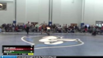 184 lbs Champ. Round 1 - Bryce Smith, Oswego State vs Colby Giroux, Rochester Institute Of Technology
