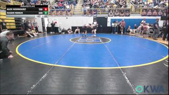 140 lbs Quarterfinal - Alex Rodriguez, Tonkawa Takedown Club vs Hagen Remus, Barnsdall Youth Wrestling