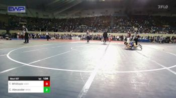 94 lbs Round Of 16 - Ty Whitlock, Harrah vs Corbin Alexander, Broken Arrow Junior High