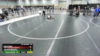 56 lbs 3rd Place Match - Leo Stang, Pursuit Wrestling Minnesota vs Colson Beckley, Team Tulsa Wrestling Club