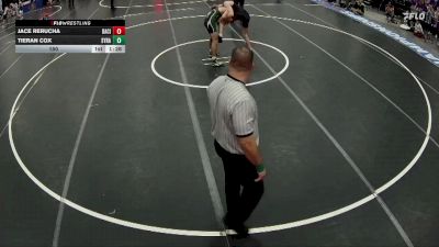 150 lbs Semis & 1st Wrestleback (8 Team) - Jace Rerucha, David City vs Tieran Cox, Syracuse