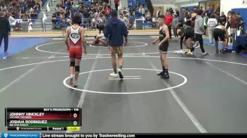 106 lbs Cons. Round 2 - Joshua Rodriguez, Big Dog Ranch vs Johnny Hinckley, Yucaipa Thunder