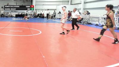 106 lbs Rr Rnd 1 - James Gallagher, Triumph Black - HSB vs Daniel Brady, MetroWest United Young Bucks - HSB