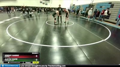 151-156 lbs Round 5 - Jeremy Harris, Central vs Austin Haime, Cheyenne East