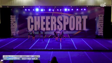 C4 Longhorns - Weather Girls [2025 L1.1 Junior - PREP - D2 Day 1] 2025 CHEERSPORT Cartersville Classic