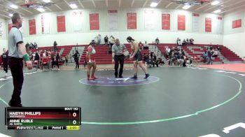 235 lbs 1st Place Match - Haidyn Phillips, Wadsworth vs Anne Ruble, Ak. North