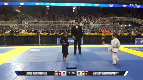 Anthony William Ciampitti vs James Dimitrios Delis 2025 Pan Kids Jiu-Jitsu IBJJF Championship