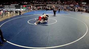 D 1 150 lbs Cons. Round 5 - Jacury Johnson, Zachary vs Dominic Ruggieri, Southside