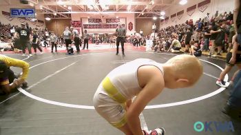 43 lbs Consi Of 8 #2 - Bradley Francis, Skiatook Youth Wrestling vs Rowdy Tyler, Berryhill Wrestling Club