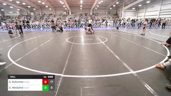 70 lbs Rr Rnd 2 - Dominic Schuman, Mat Assassins Black vs Oliver Westphal, Team Bro