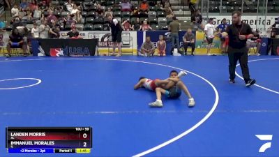 59 lbs Cons. Round 3 - Landen Morris, AL vs Immanuel Morales, IL