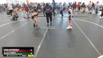 75 lbs Semifinal - Colin Satterfield, Eastside Youth Wrestling vs Blaze Murray, Spartanburg Wrestling Academy