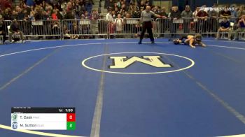 120 lbs Prelims - Tim Cook, Ponaganset vs Martial Sutton, Glastonbury