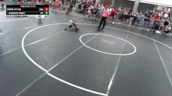 66-72 lbs Cons. Semi - Karson West, Purler vs Eddie Sylva, Black Hills Wrestling Academy