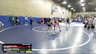 126 lbs Cons. Round 5 - Alajandro Mena, Centennial vs Emmanuel Pantoja, Madera South