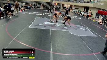 152 lbs Round 3 (4 Team) - Rodrigo Arceo, Arlington Heights (Hersey) vs Kyle Miller, Post Falls