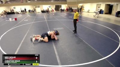 215C Semifinal - Christian Holm, Zumbrota-Mazeppa vs Wes Wolke, Apple Valley