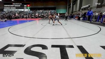 157 lbs Round Of 32 - CHEYGO`ONEP GENSAW, Gensaw Elite Garage Boys vs Dominic Jensen, Elite Force Wrestling Club