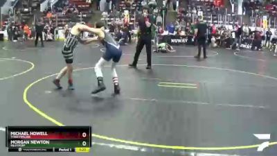 95 lbs Cons. Round 2 - Morgan Newton, Fruitport vs Michael Howell, Titan Pipeline