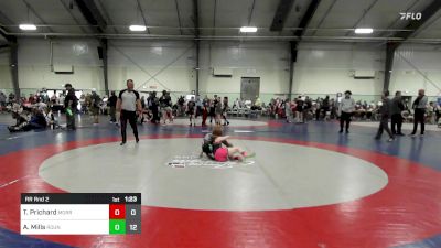 84 lbs Rr Rnd 2 - Tucker Prichard, Morris Fitness Wrestling Club - (B) vs Americah Mills, Roundtree Wrestling Academy