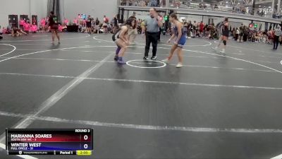 107 lbs Round 3 (8 Team) - Marianna Soares, South Side WC vs Winter West, Full Circle