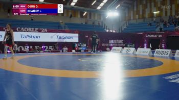 74 kg Bronze - Gabriel Ojog, MDA vs Ismail Khaniev, UWW