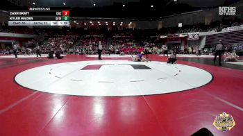 126 lbs Quarterfinals (8 Team) - Cash Bratt, CHICKASHA vs Kyler Wilder, GUTHRIE