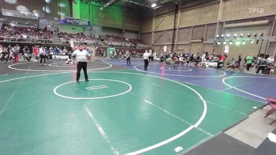 Rr Rnd 1 - Malakai DuVall, Team Pueblo vs Santiago Abeyta, Wlv Jr Wrestling