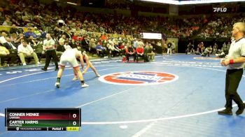 150 Class 1 lbs 5th Place Match - Conner Menke, Lawson vs Carter Harms, Maysville