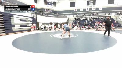145 lbs Round 5 (6 Team) - Cashlin Volkel, Idaho vs London McEntire, Sanderson Wrestling Academy 2