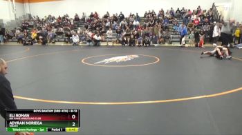 B-13 lbs Quarterfinal - Adyran Noriega, Wrath vs Eli Roman, Big Game Wrestling Club